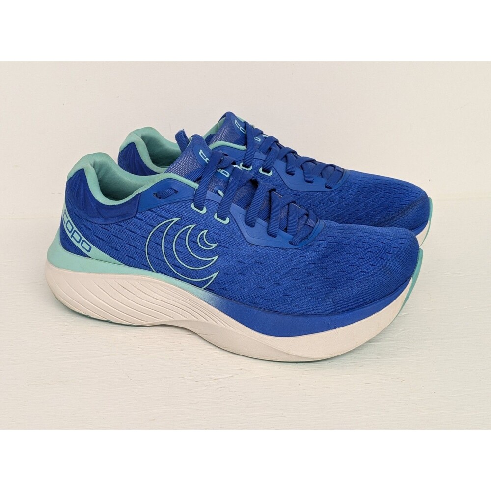 Topo Athletic Sneakers Womens 9.5 Atmos Blue Aqua Running Athletic Gym Shoes